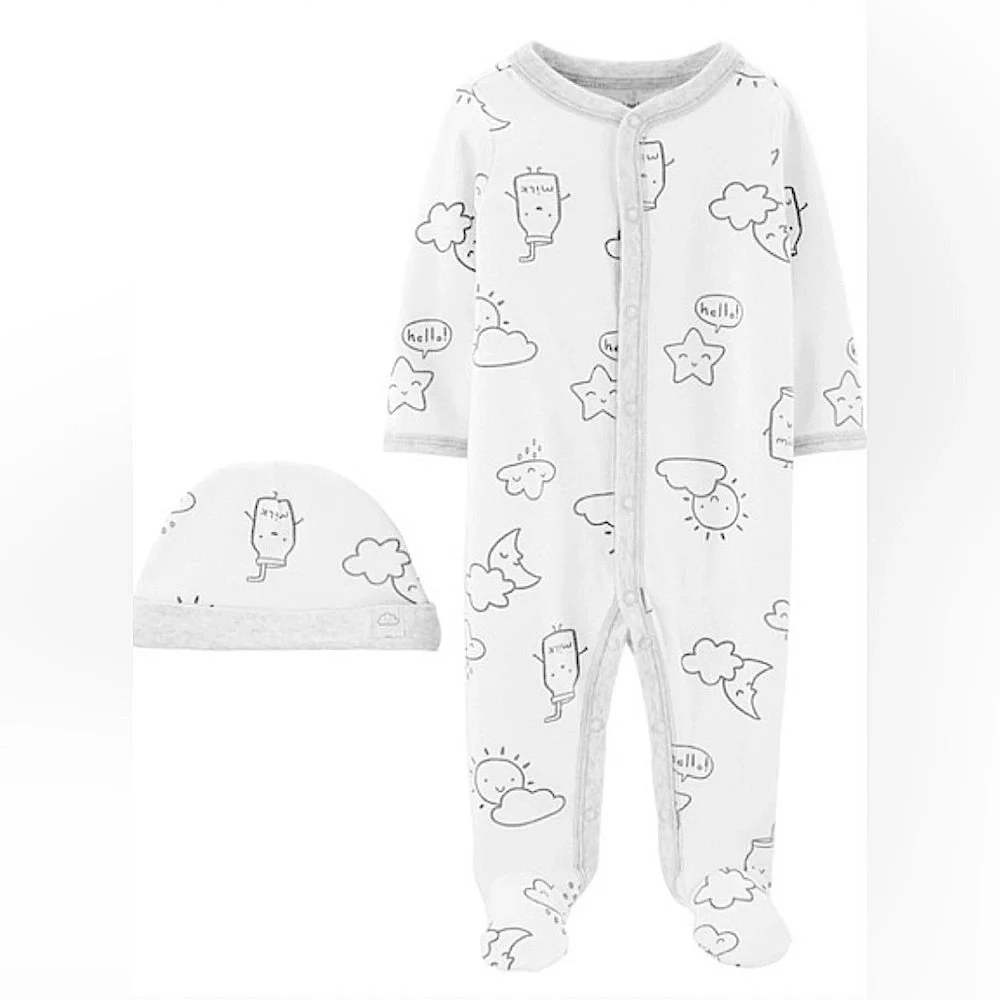 NWT Bundle of 2 Carter’s Footies / Sleepers, Size 6M
